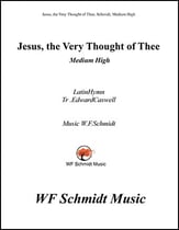 Jesus, the Very Thought of Thee Vocal Solo & Collections sheet music cover
